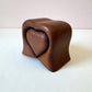 Vintage Handcrafted Redwood Heart Box