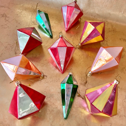Geometric Spindle Ornament