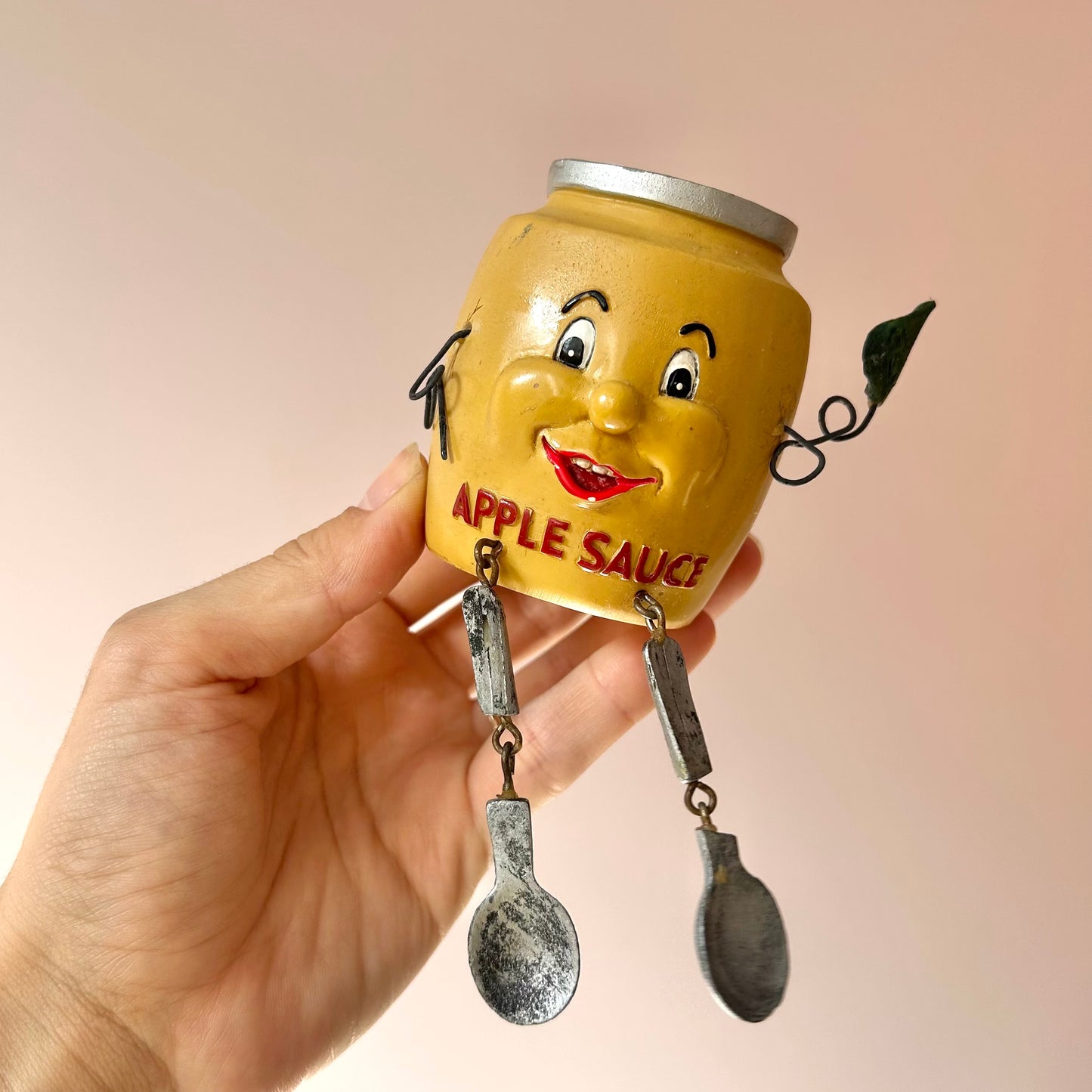 Vintage Set of 4 Apple Themed Shelf Sitters