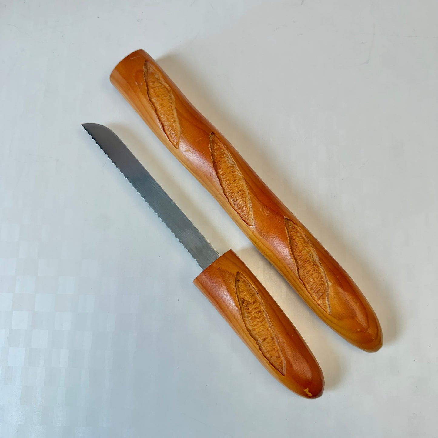 Vintage French Novelty Baguette Bread Knife