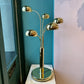Vintage Five-Headed Brass Table Lamp
