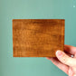 Vintage Etched Wooden Trinket Box