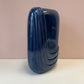 Vintage Art Deco Style Dark Blue Ceramic Vase