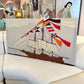 1970’s Sailboat Textile Art by Howard Smith for Vallila of Finland