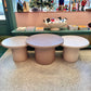 Set of 3 Vintage Nesting Mushroom Tables