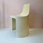 Vintage 1970's "UMBO" Cream Plastic Stacking Chair by Kay Leroy Ruggles