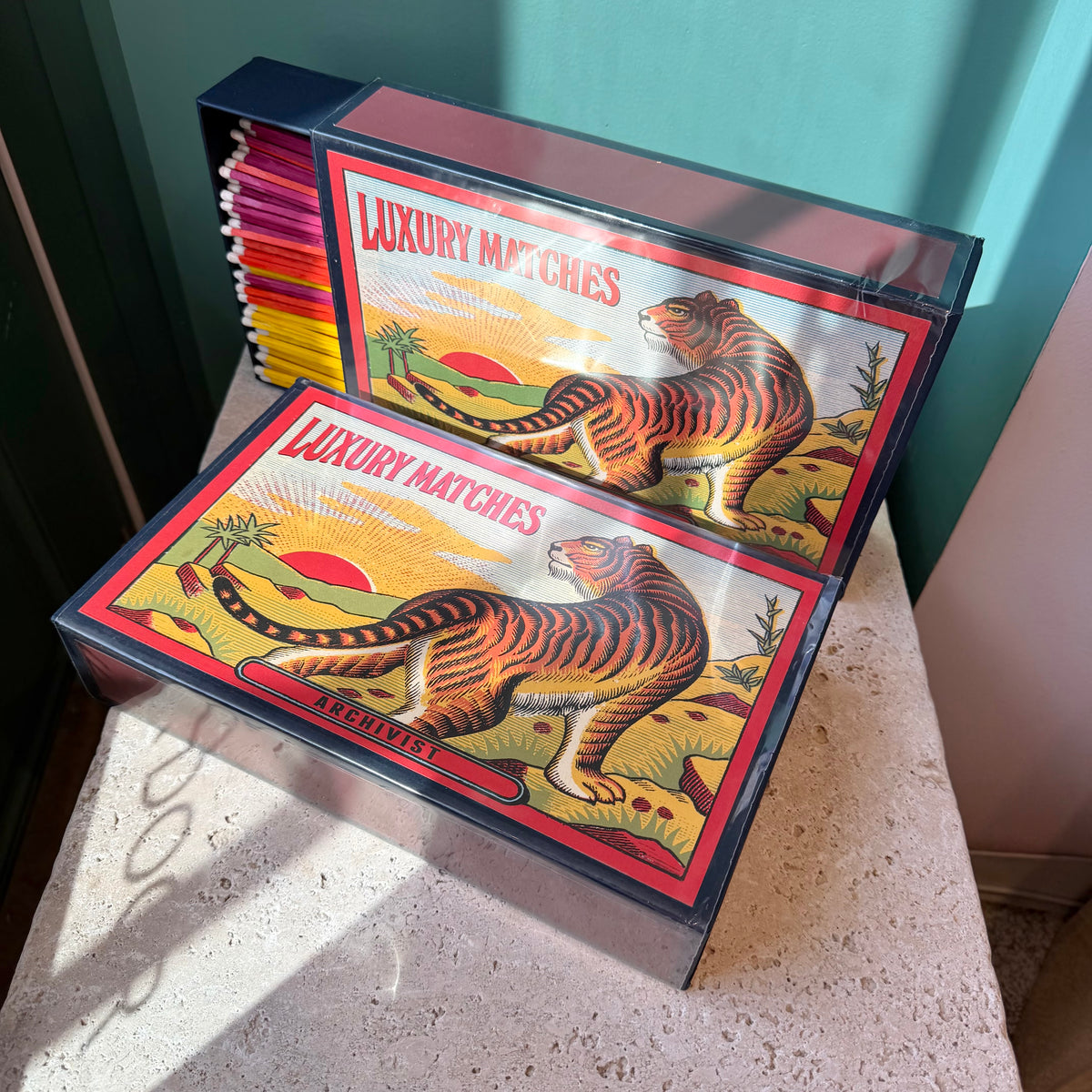 Giant Tiger Luxury Safety Matches by Archivist