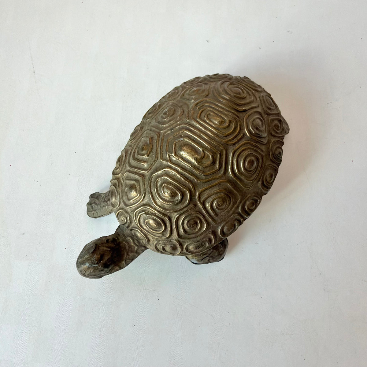 Vintage Bronze Turtle Box Made in Italy