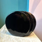 Vintage Black Ceramic Art Deco Style Vase