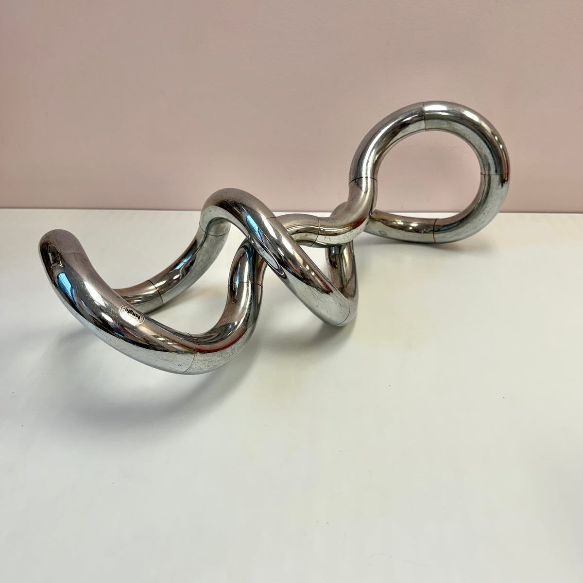 Vintage 1982 Chrome "Tangle" Sculpture by Richard X Zawitz