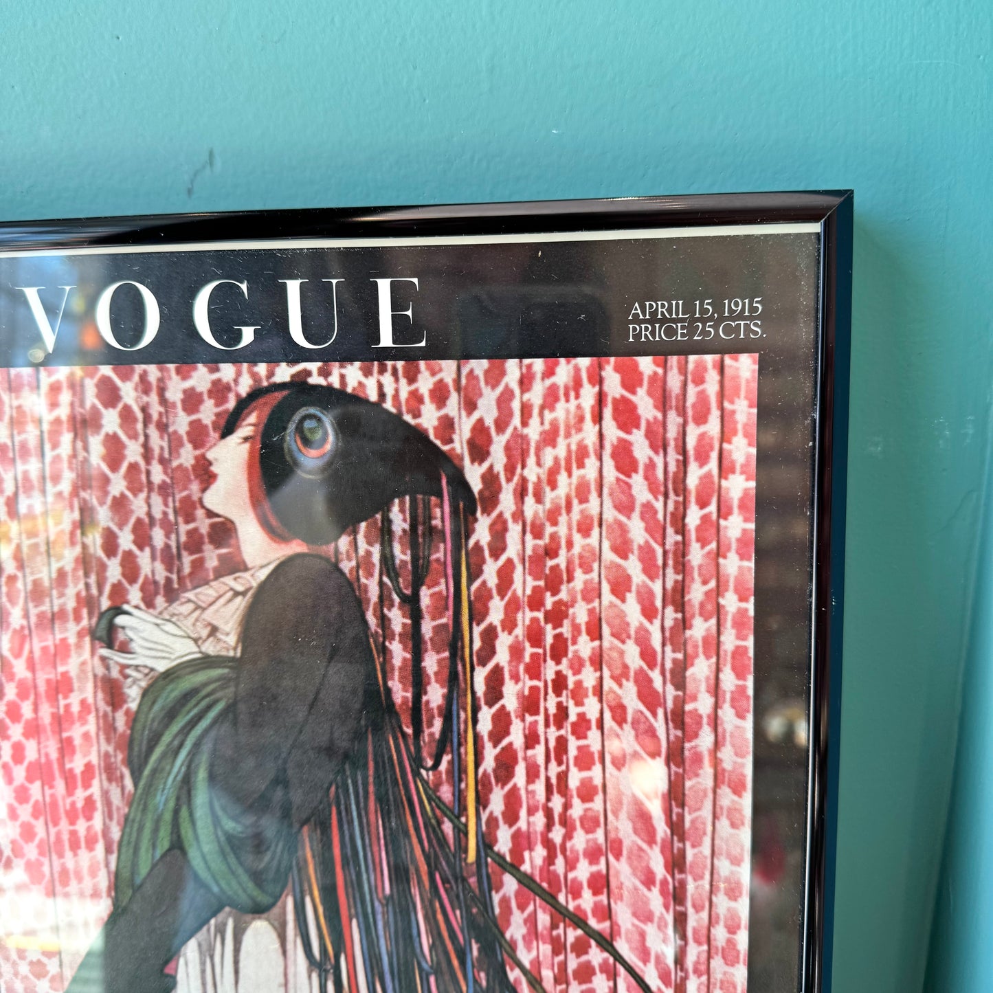 Vintage Framed Vogue Cover Poster