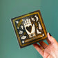 Miracle Black Hand Luxury Matches Square Matchbox