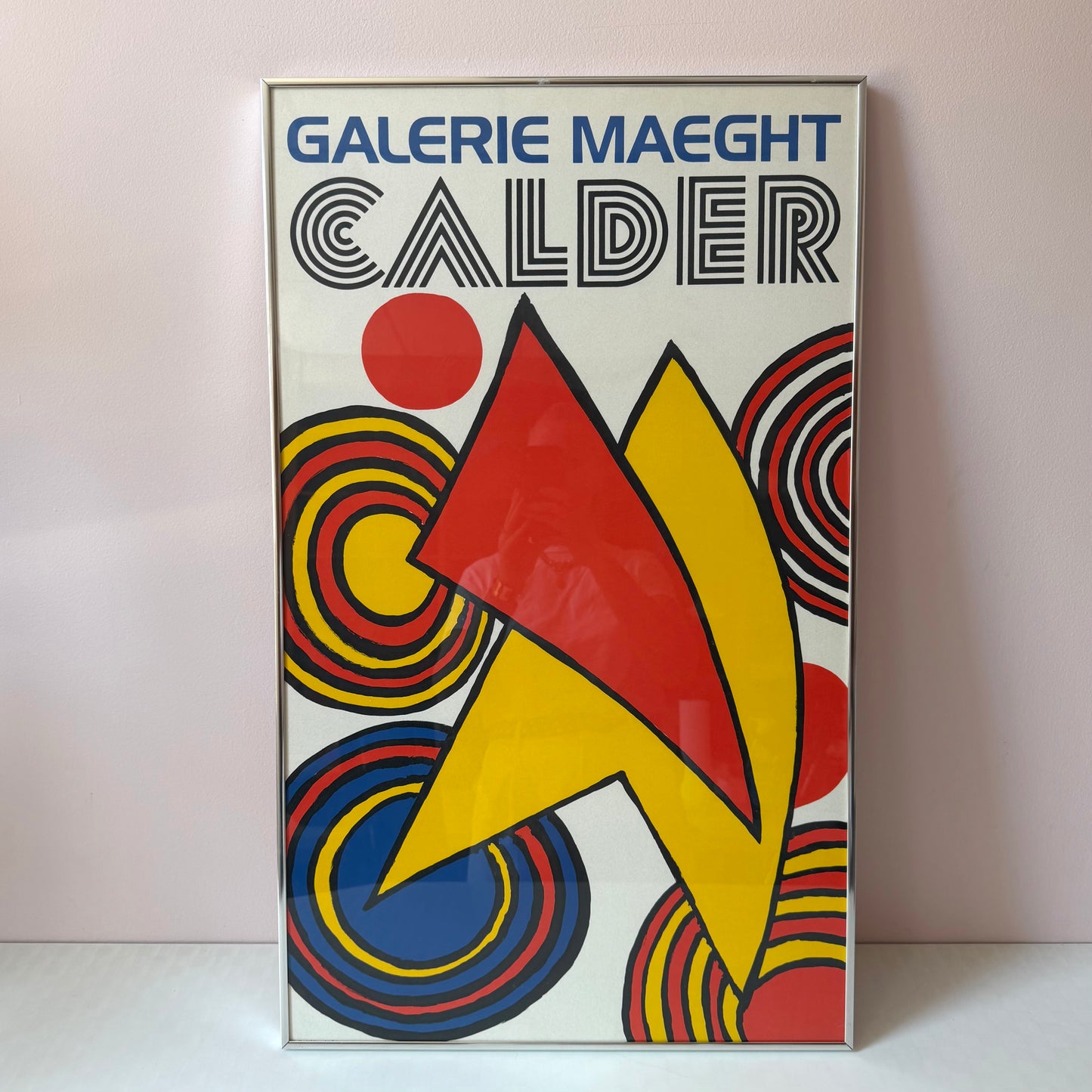 Vintage Framed 1973 Alexander Calder Maeght Poster/Lithograph