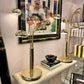 Vintage Five-Headed Brass Table Lamp
