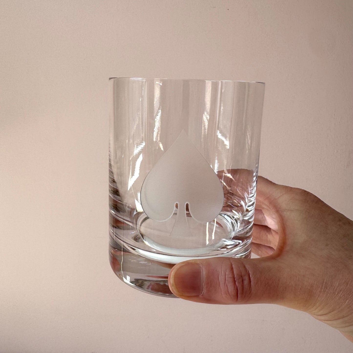 Vintage Set of 4 Card Face Drinking Glasses by Lenox for Kate Spade