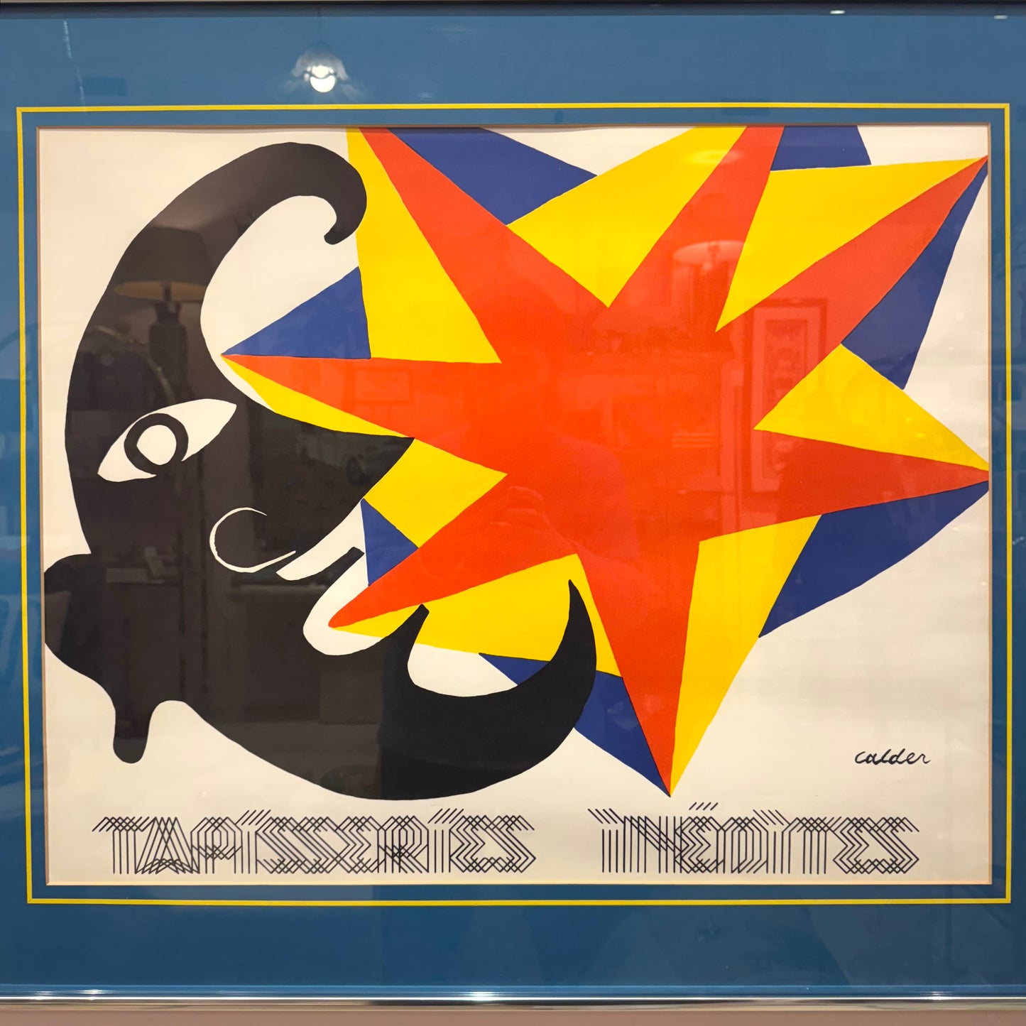 1973 Calder "Tapisseries Inedites" Framed Lithograph Poster