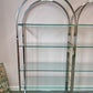Vintage DIA Style Chrome and Glass Arched Etagere/item