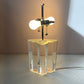 Vintage Lucite Diamond Block Lamp by Les Prismatiques/item