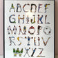 Vintage "Alphabat" Baseball Themed Poster by Doug Keith