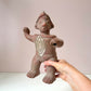 Vintage Mid-Century Handcrafted Aztec-Style Clay Warrior Sculpture