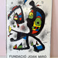 Vintage Framed "Fundació Joan Miro" Exhibition Poster