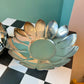 Vintage Silver Plated Lotus Flower Bowl Set by Reed and Barton