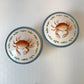 Vintage Pair of Ceramic Crab Lidded Bowls by Fitz & Floyd