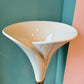 Vintage Brass and Ceramic Calla Lily Table Lamp