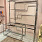 DIA Chrome and Glass Nesting Etagere