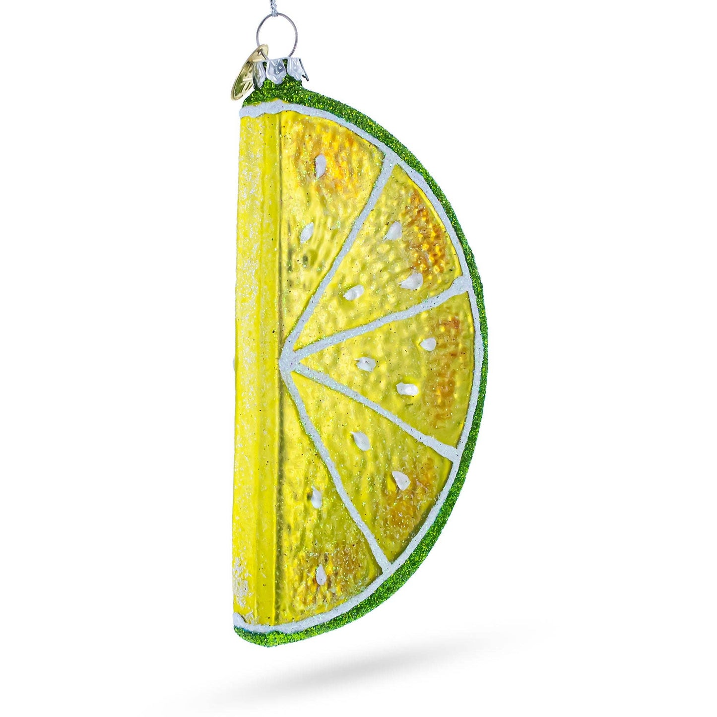 Slice of Lime Glass Ornament