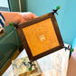 Vintage Hand Painted Berry and Vine Metal Box