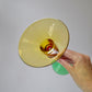 Pair of Vintage Memphis Style Glass Candle Holders 8"