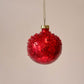Beaded Glass Pomegranate Ornament