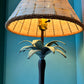 Vintage Palm Tree and Tile Shade Table Lamp