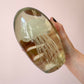 Vintage Clear Glass Jellyfish Paperweight