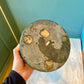 Vintage Green Marble Utensil Holder