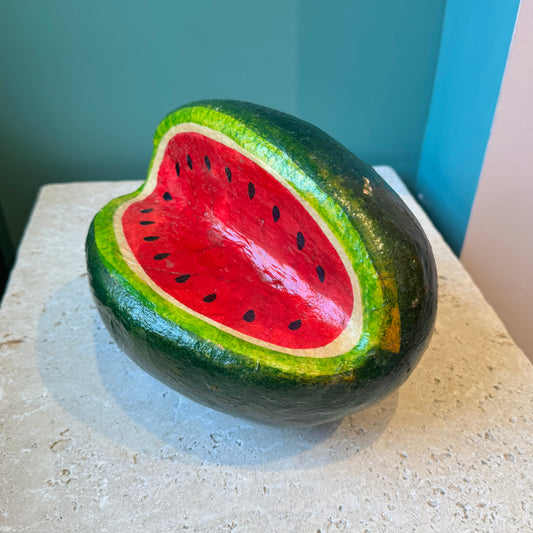 Vintage Mexican Papier Mache Watermelon