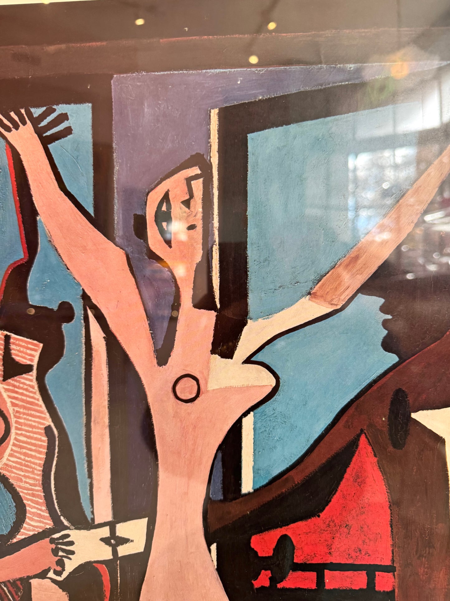 Vintage Framed 1980 "Pablo Picasso: A Retrospective" Exhibition Poster