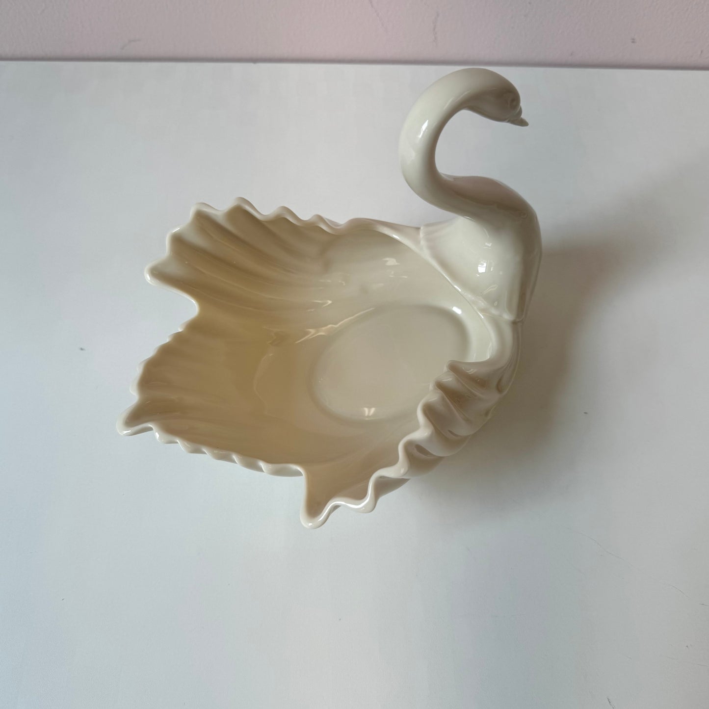 Vintage Porcelain Lenox Swan Catchall/Planter