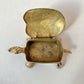 Vintage Brass Turtle Trinket Box
