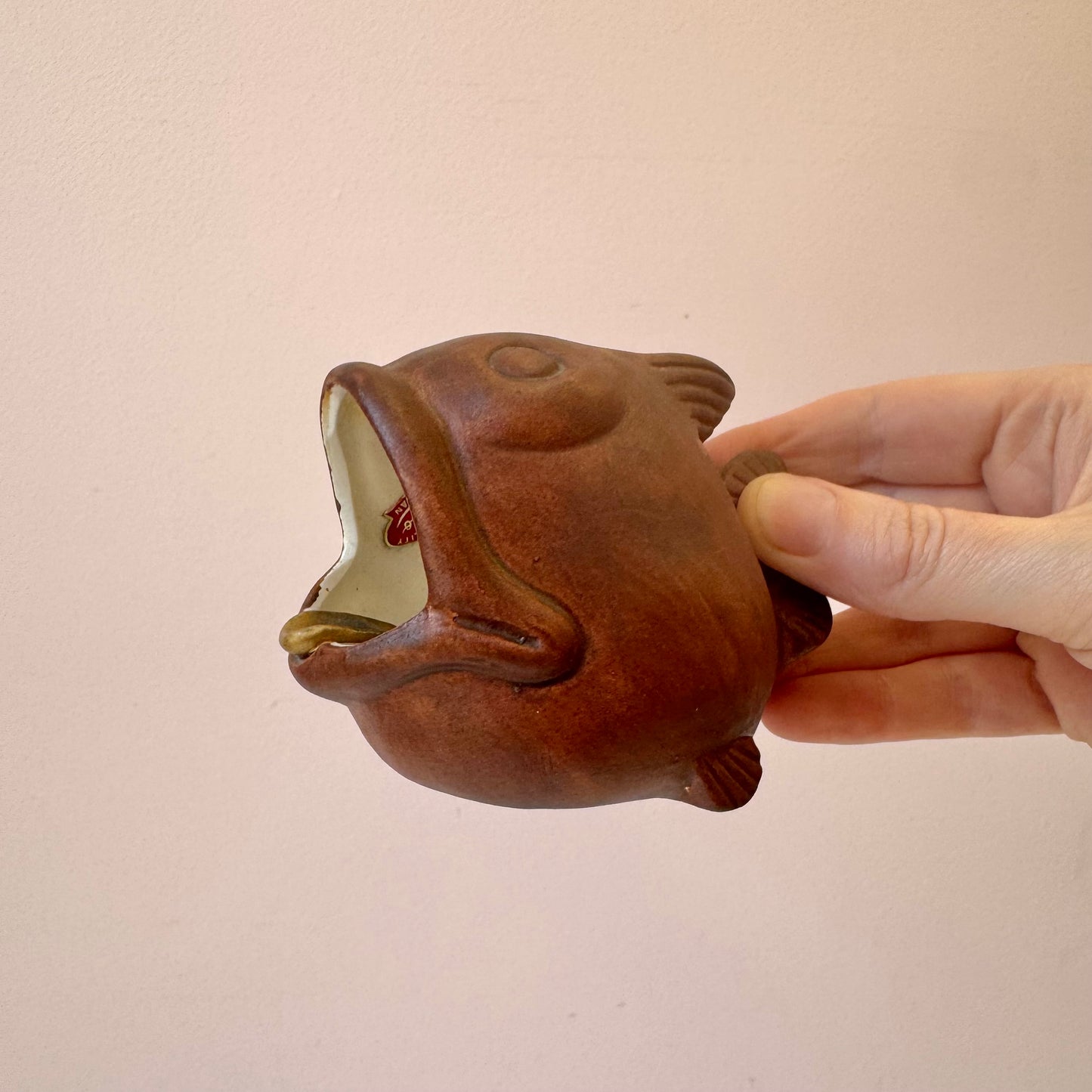 Vintage Ceramic Fish Ashtray