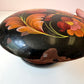 Vintage Hand Painted Floral Trinket Box