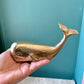 Vintage Brass Whale Figurine/Paperweight