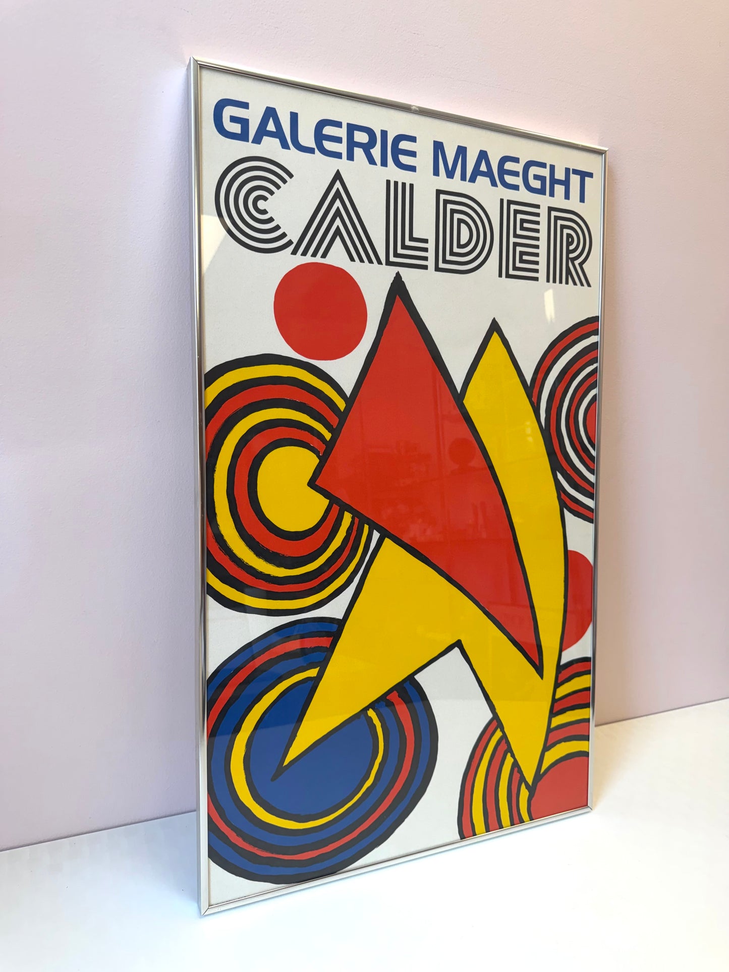 Vintage Framed 1973 Alexander Calder Maeght Poster/Lithograph