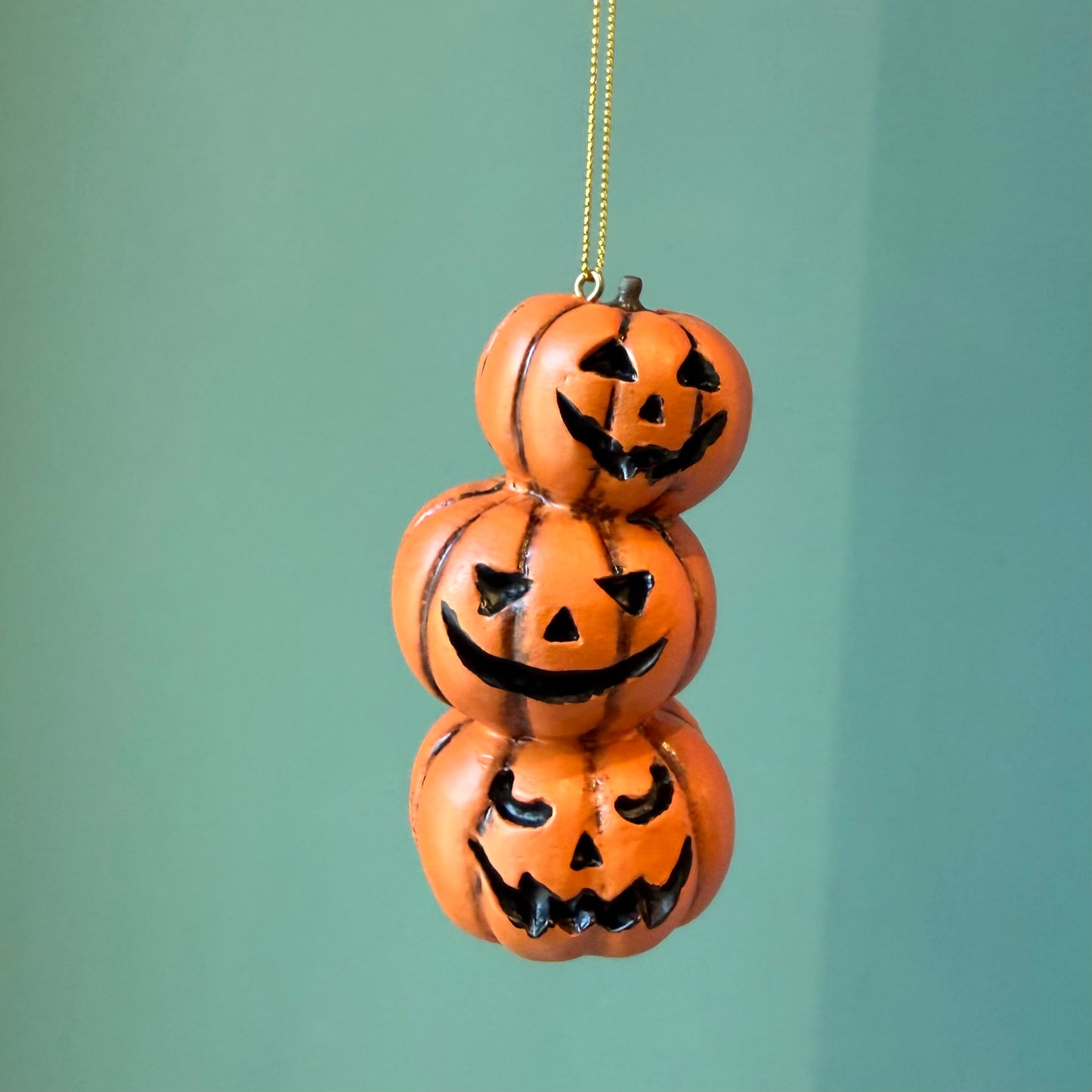 Stack of Jack-o'-Lanterns Pumpkin Ornament