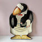 Vintage Large Paper-Maché Penguin Tray