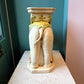 Vintage Elephant Plant Stand Side/Accent Table