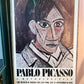 Vintage Framed 1980 "Pablo Picasso: A Retrospective" Exhibition Poster