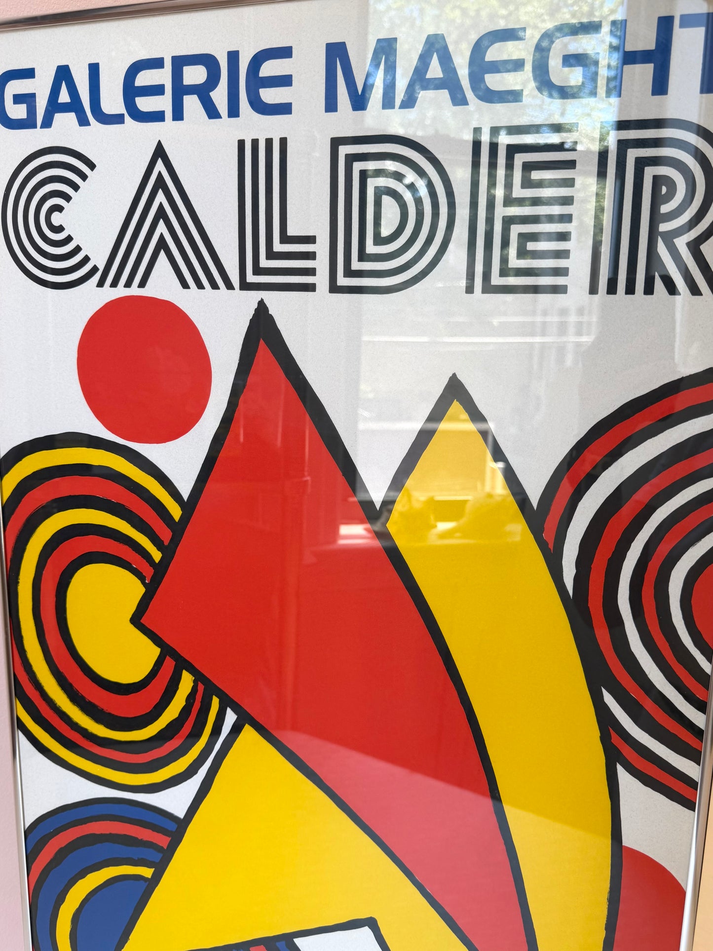 Vintage Framed 1973 Alexander Calder Maeght Poster/Lithograph