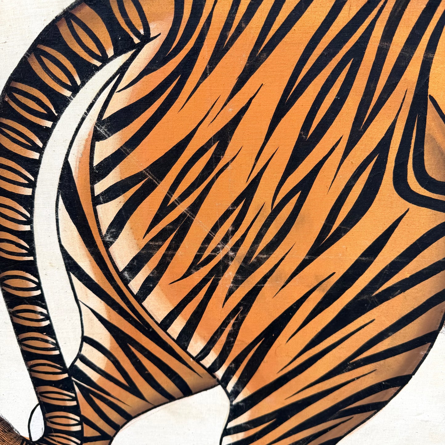 Vintage Large Jaime Parlade Style Bengal Tiger Painting